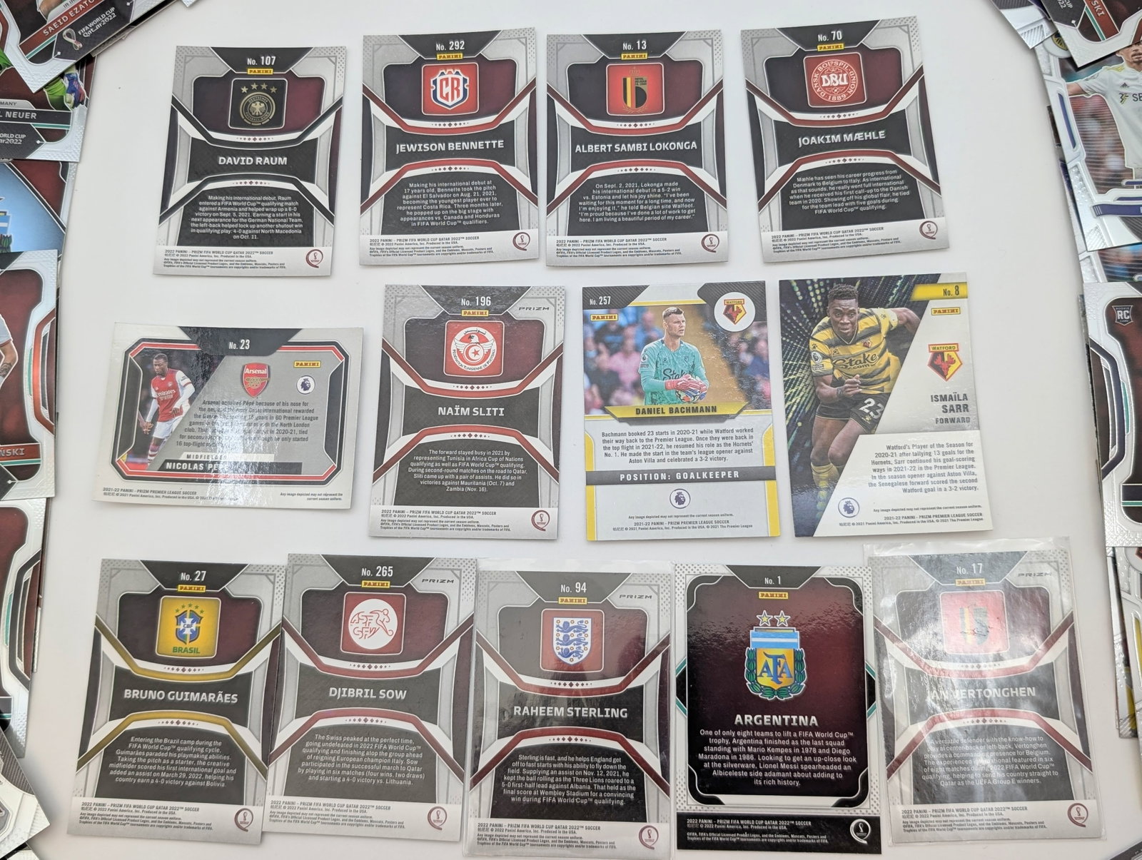 Large Lot of Panini Prizm FIFA World Cup Trading Cards - 3