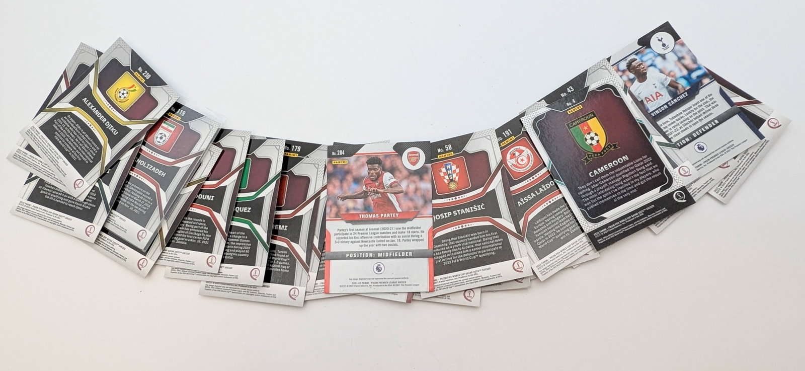 Large Lot of Panini Prizm FIFA World Cup Trading Cards - 5