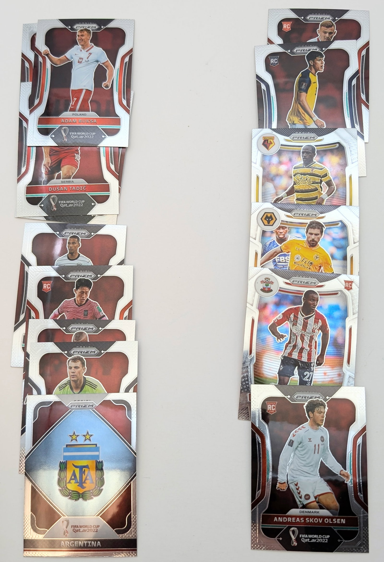 Large Lot of Panini Prizm FIFA World Cup Trading Cards - 6