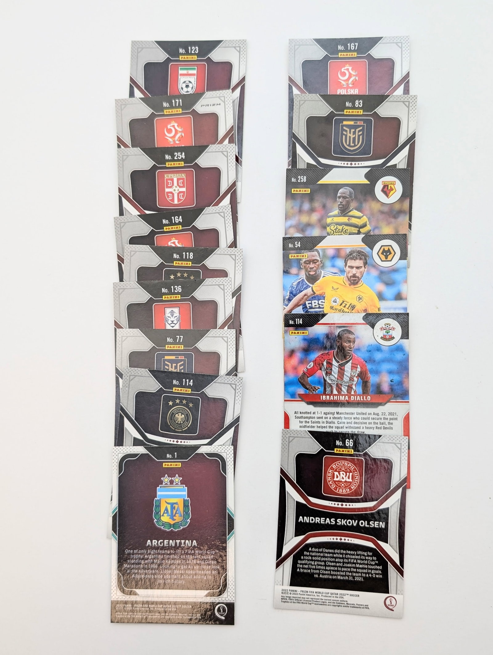 Large Lot of Panini Prizm FIFA World Cup Trading Cards - 7