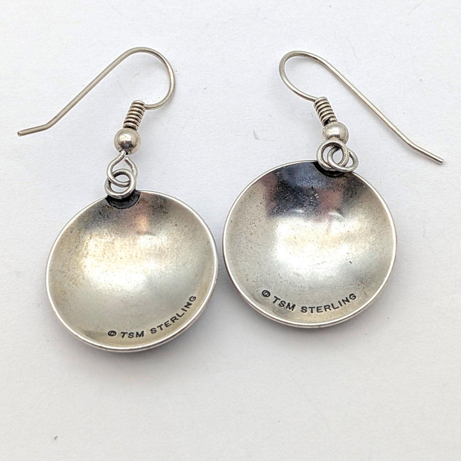Lot of 2 Sterling Silver Earrings- Turqoise Stone, Turtle - 3