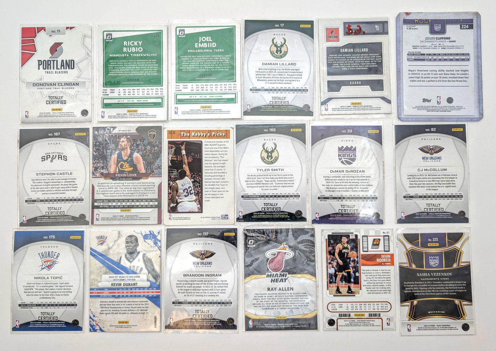 Large Lot of NBA Trading Cards - 5
