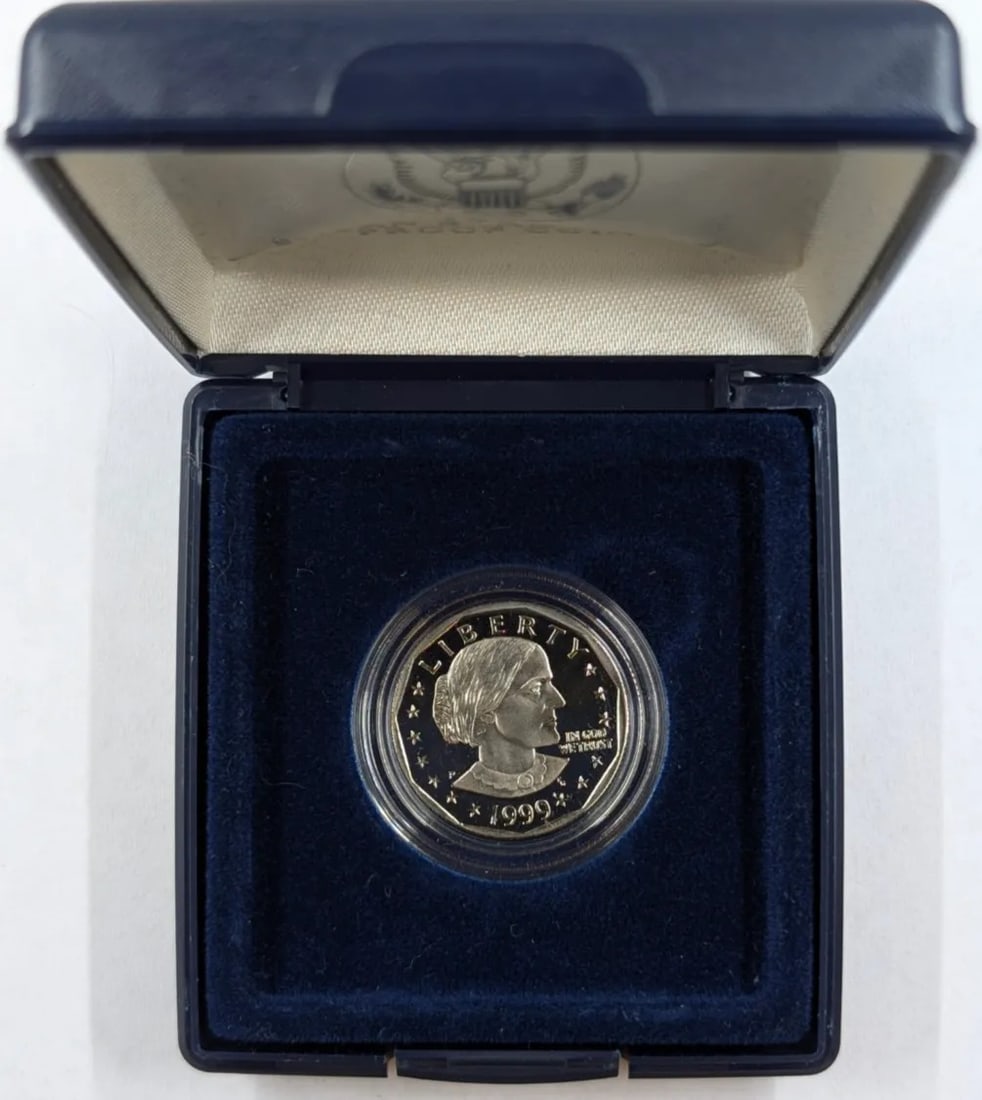 1999 Proof Susan B Anthony Dollar- Rare Date! - 3