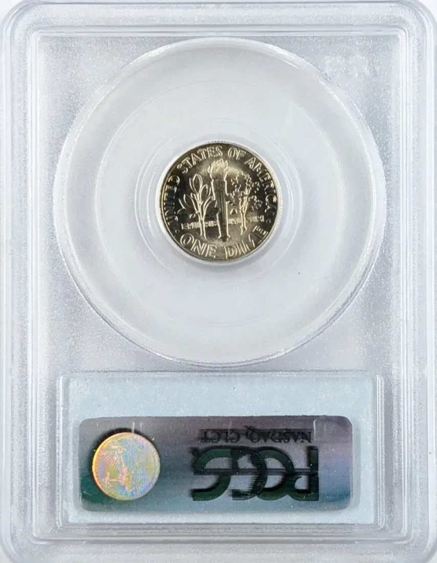 PCGS 1968-D MS 66 FB Roosevelt Dime - 2