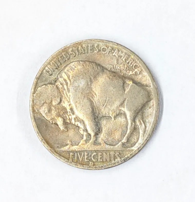 1935-D Buffalo Head Nickel- Toned - 2