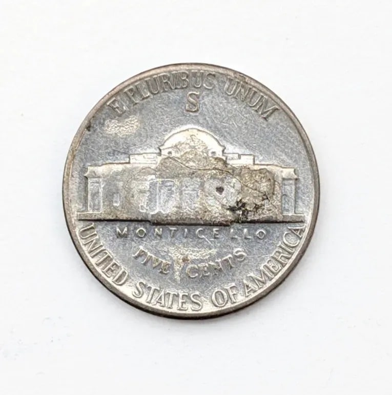 1942-S Silver War Nickel- Beautifully Toned - 2