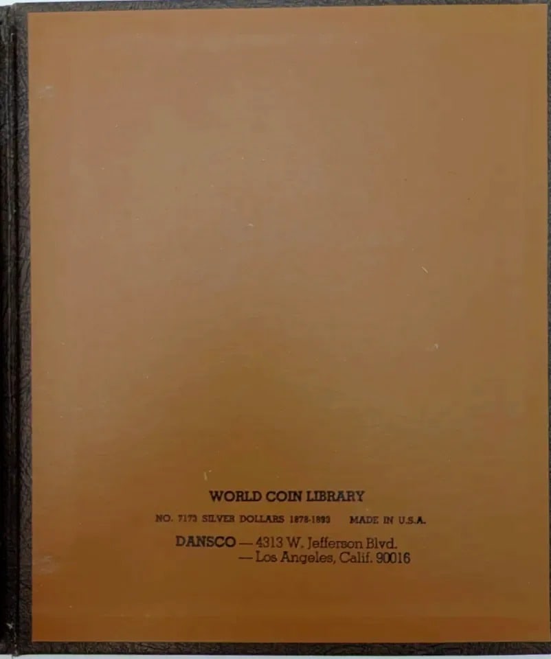 Empty Dansco Silver Dollars Coin Album - 3