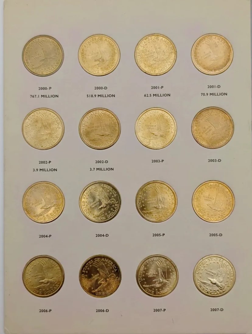Littleton Sacagawea Dollars Coin Album 2000- - 2