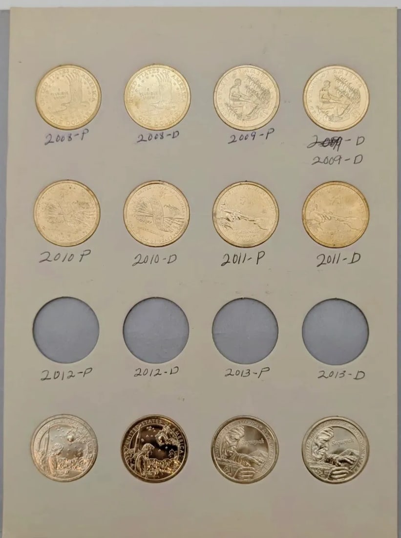 Littleton Sacagawea Dollars Coin Album 2000- - 3