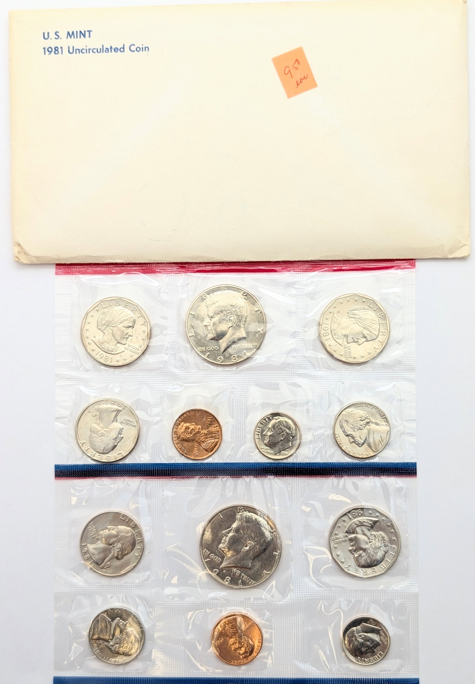 1981 US Mint Uncirculated Coin Set: Coin