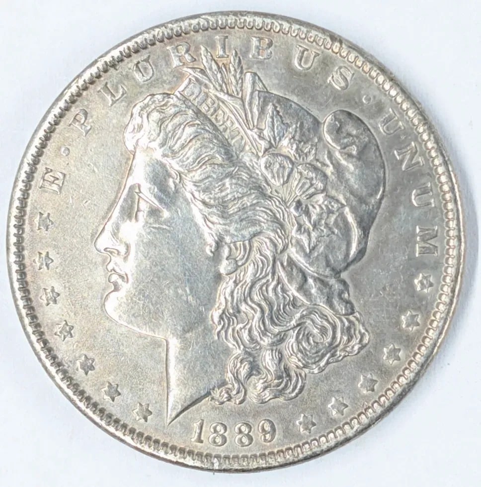 1889 Morgan Silver Dollar: Silver