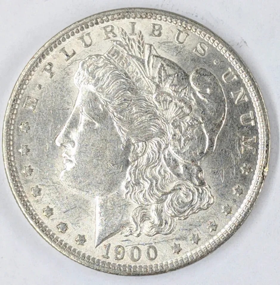 1900 Morgan Silver Dollar: Silver