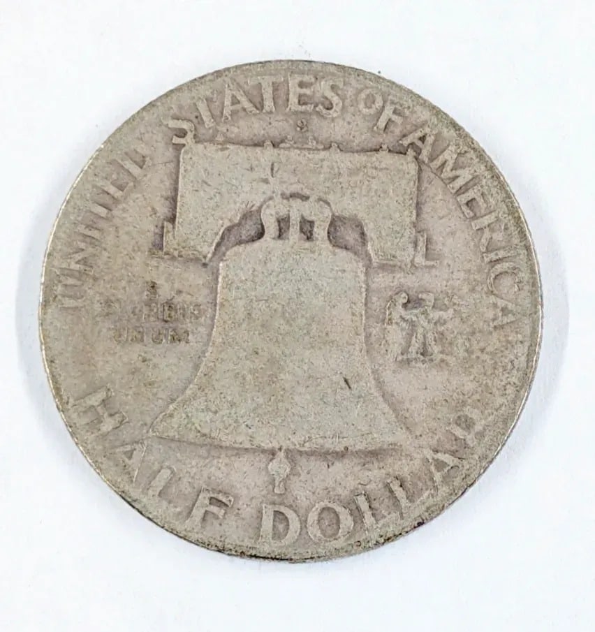 1949-S Silver Franklin Half Dollar-Semi Key Date - 2