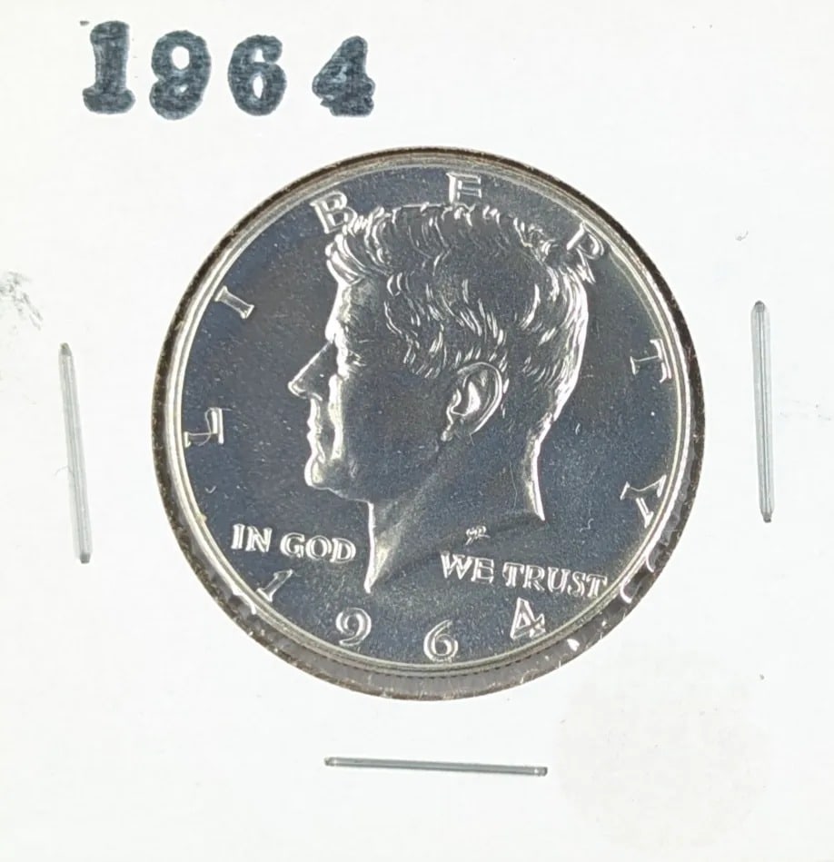 1964 Silver John F Kennedy Half Dollar- Uncirculated: Silver