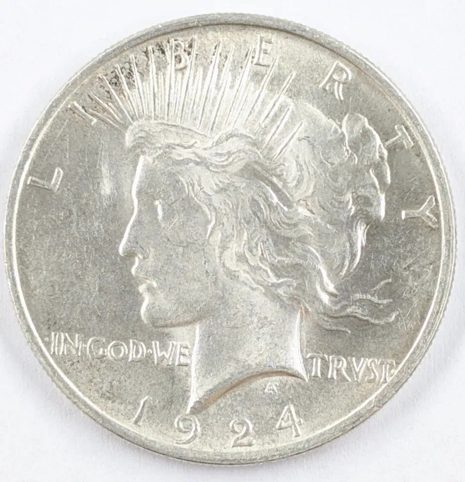 1924 Peace Dollar: Silver