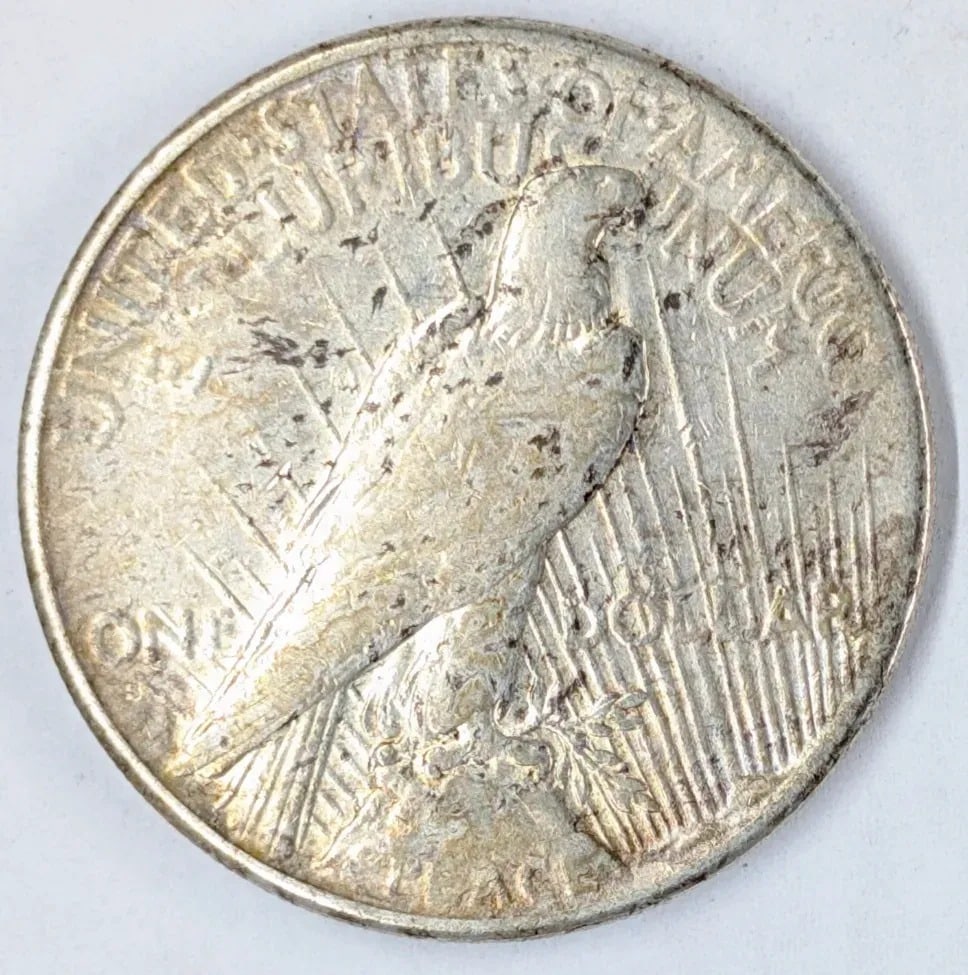 1926-S Peace Dollar- Toned - 2