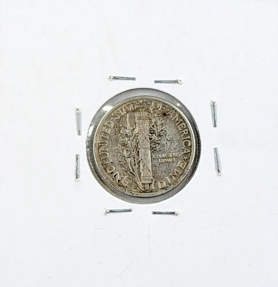 1916-S Silver Mercury Dime- First Year of Issue - 2