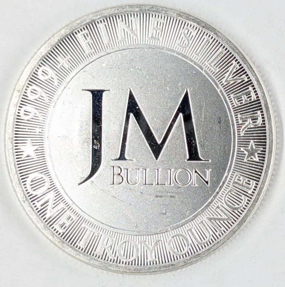 1 Ounce Fine .999 Silver Round- JM Bullion - 2