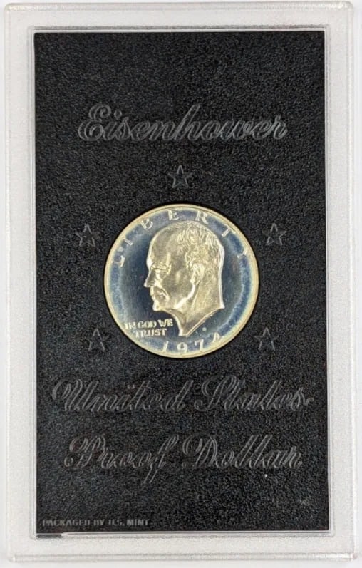 1974-S Eisenhower " Ike" Proof Silver Dollar - 2