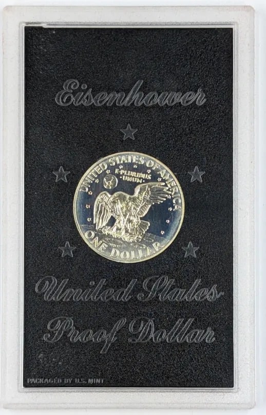 1974-S Eisenhower " Ike" Proof Silver Dollar - 3