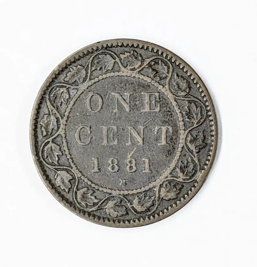 1881 Canadian Large Cent - 2