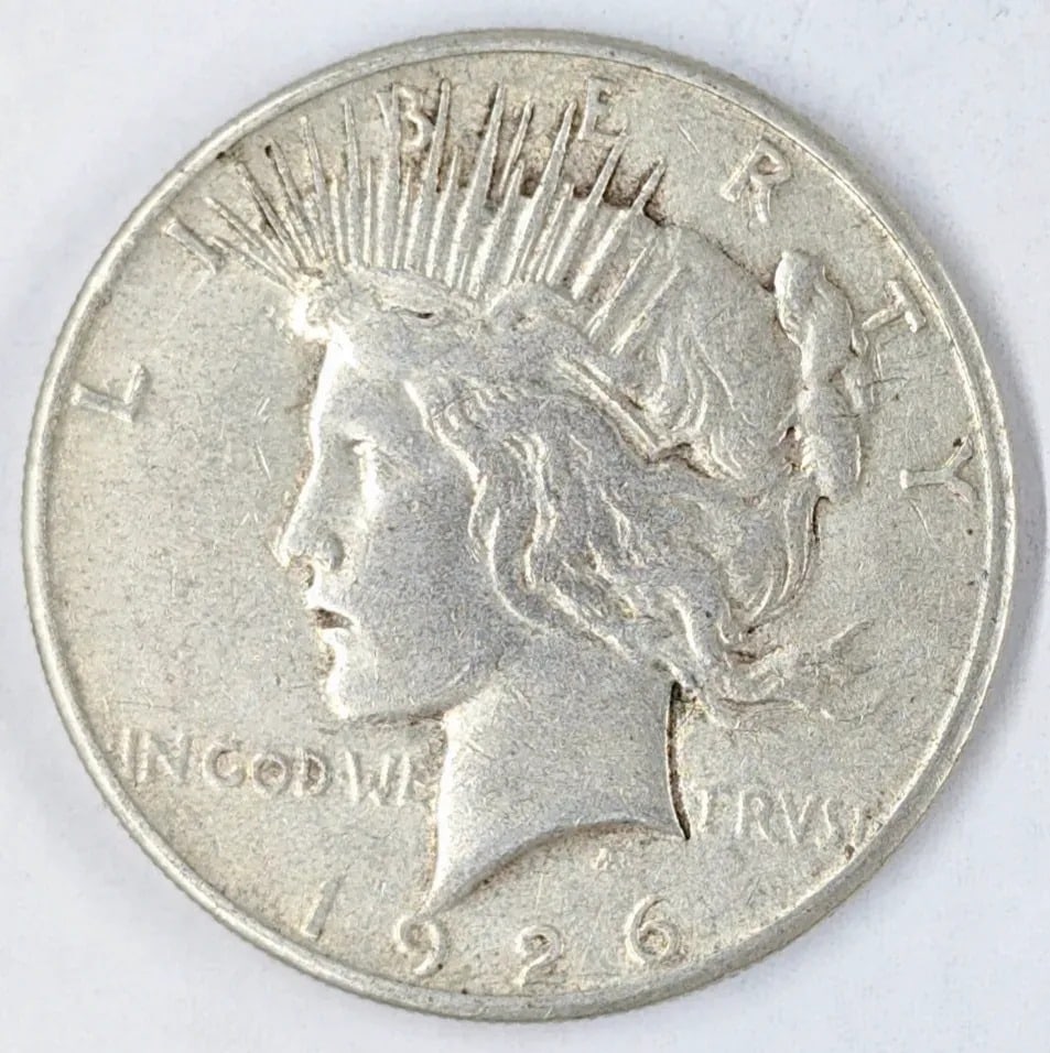 1926-S Silver Peace Dollar: Silver
