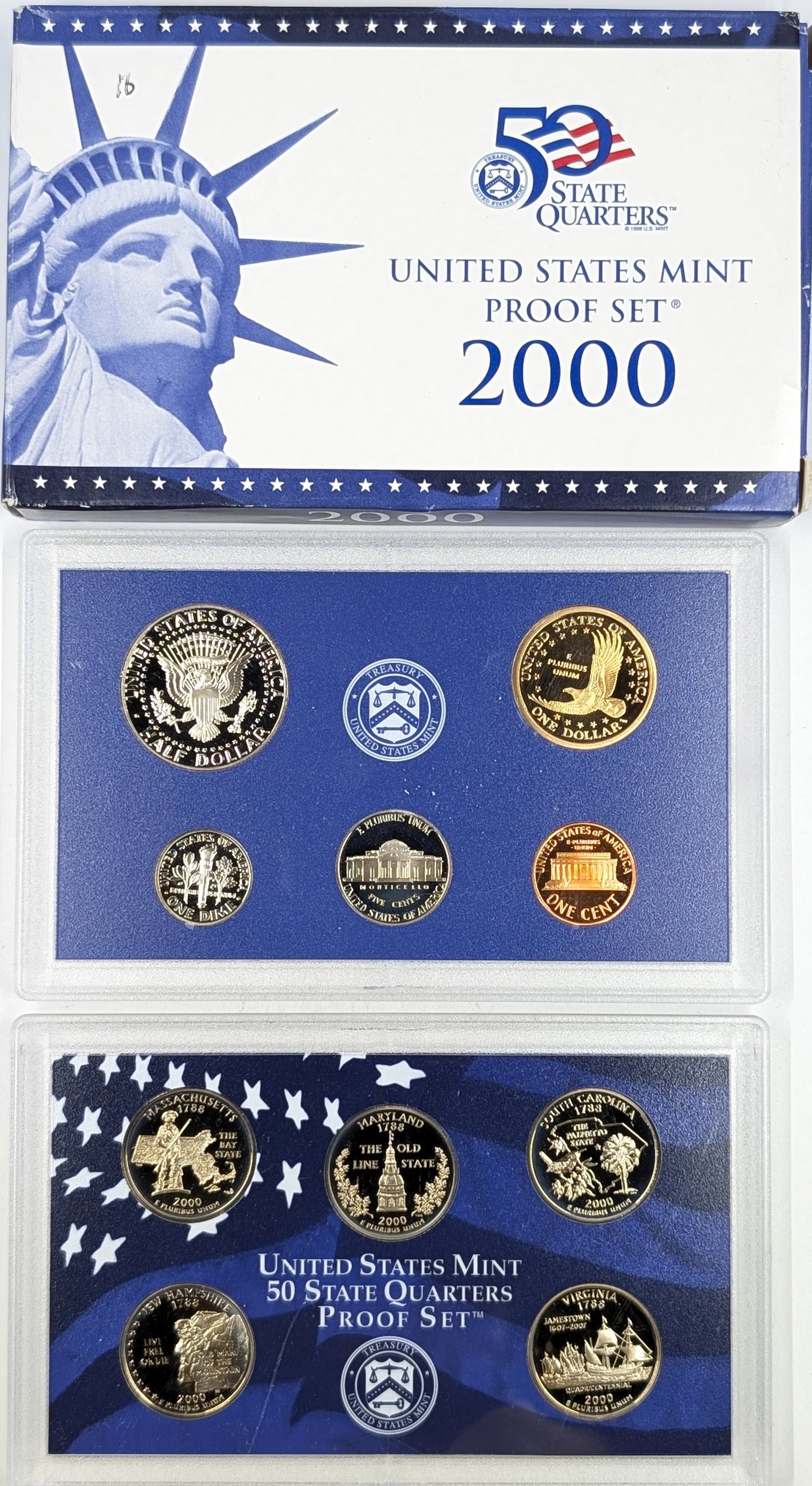2000 US Mint Proof Coin Set - 2