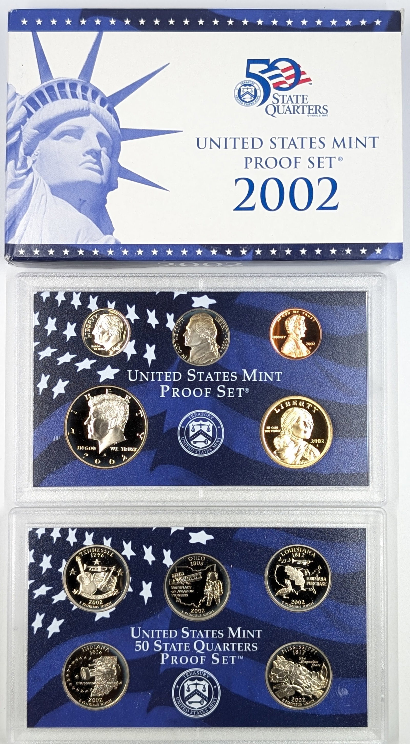 2002 US Mint Proof Coin Set: Coin