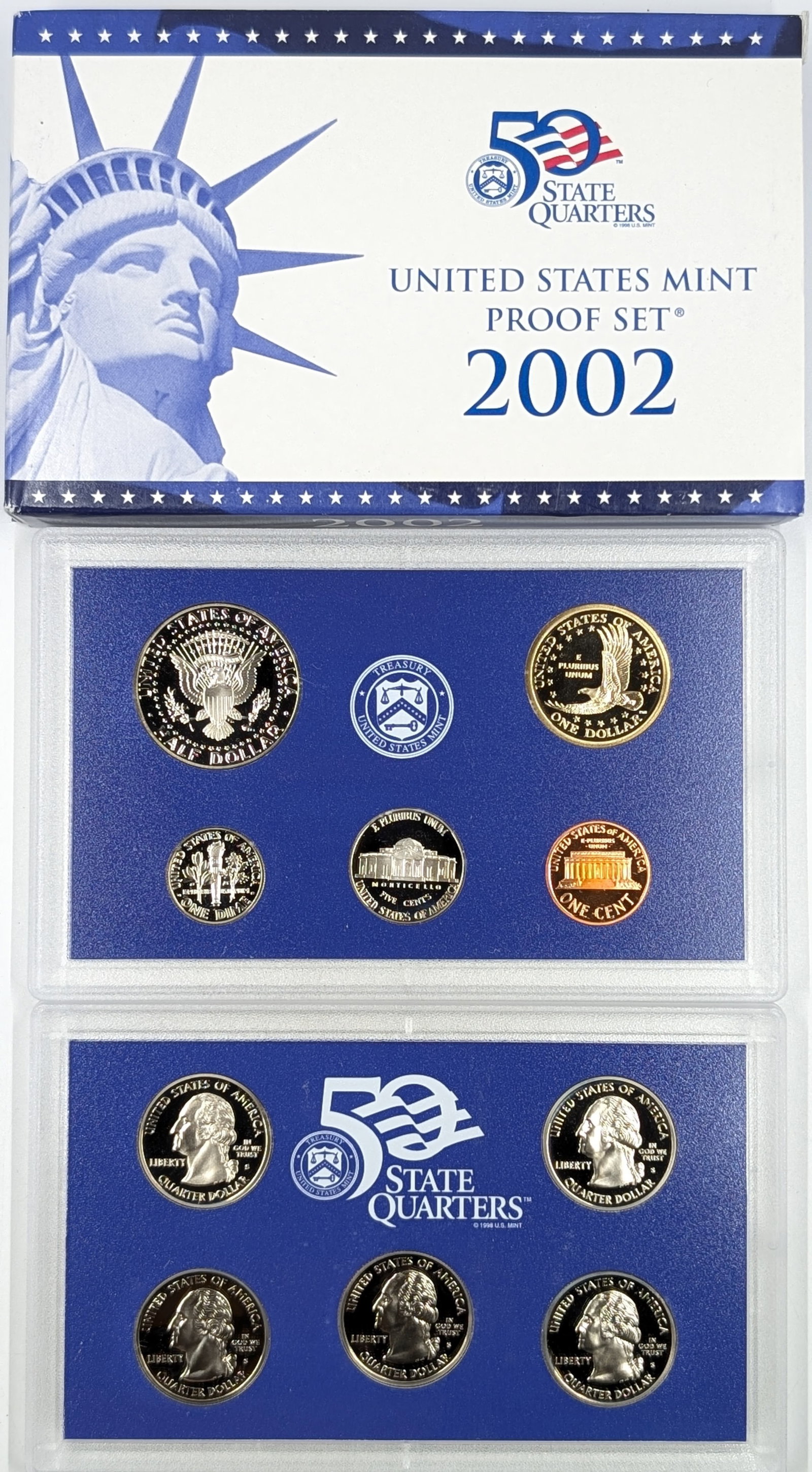 2002 US Mint Proof Coin Set - 2