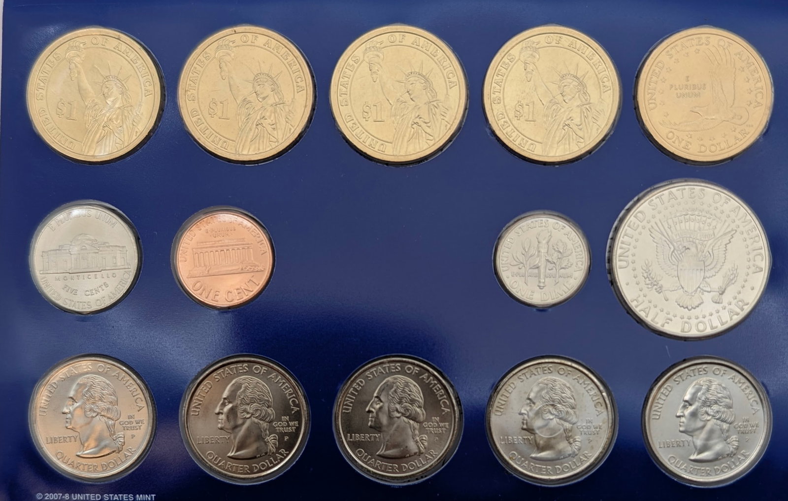 2008 D US Mint Uncirculated Coin Set - 2