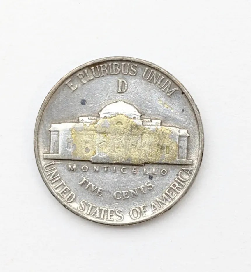 1944-D Silver War Nickel- Toned - 2