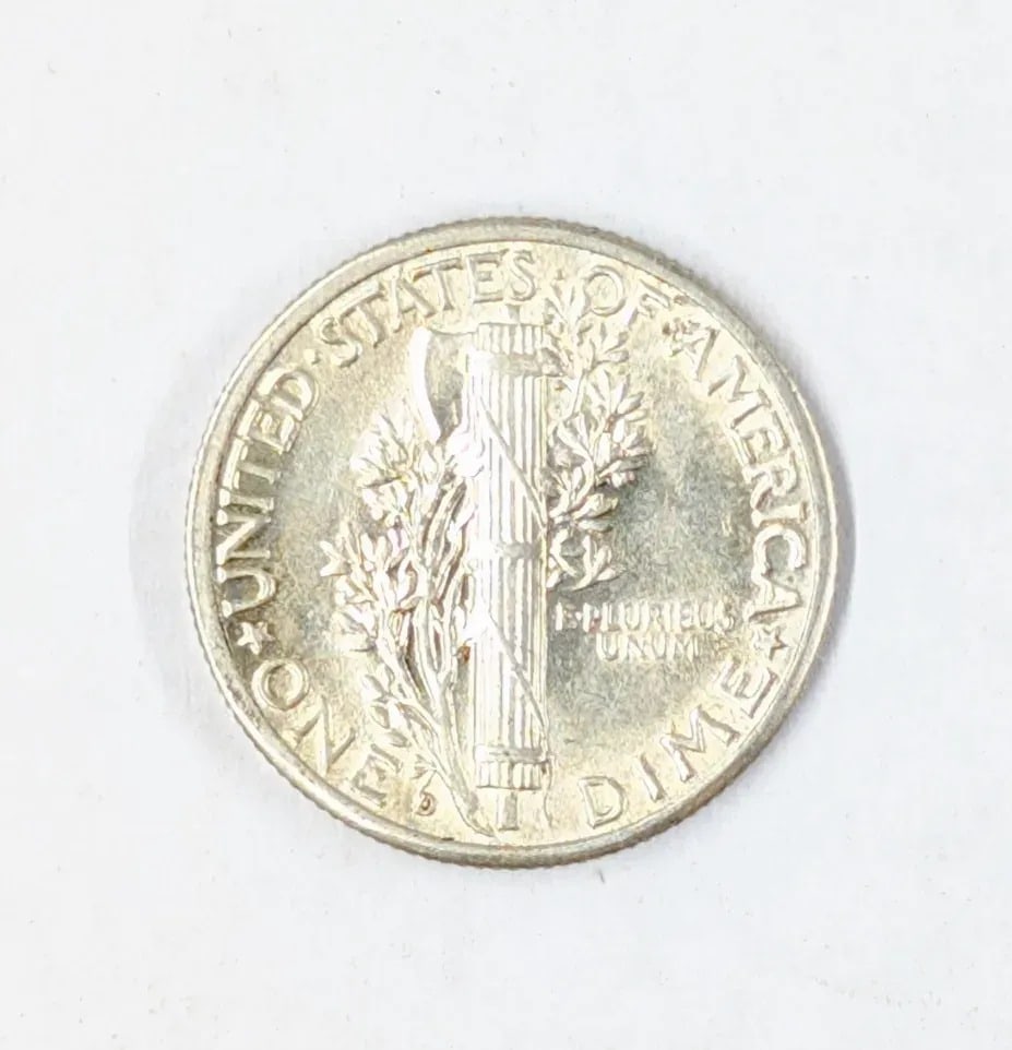 1942-D Silver Mercury Dime - Uncirculated - 2