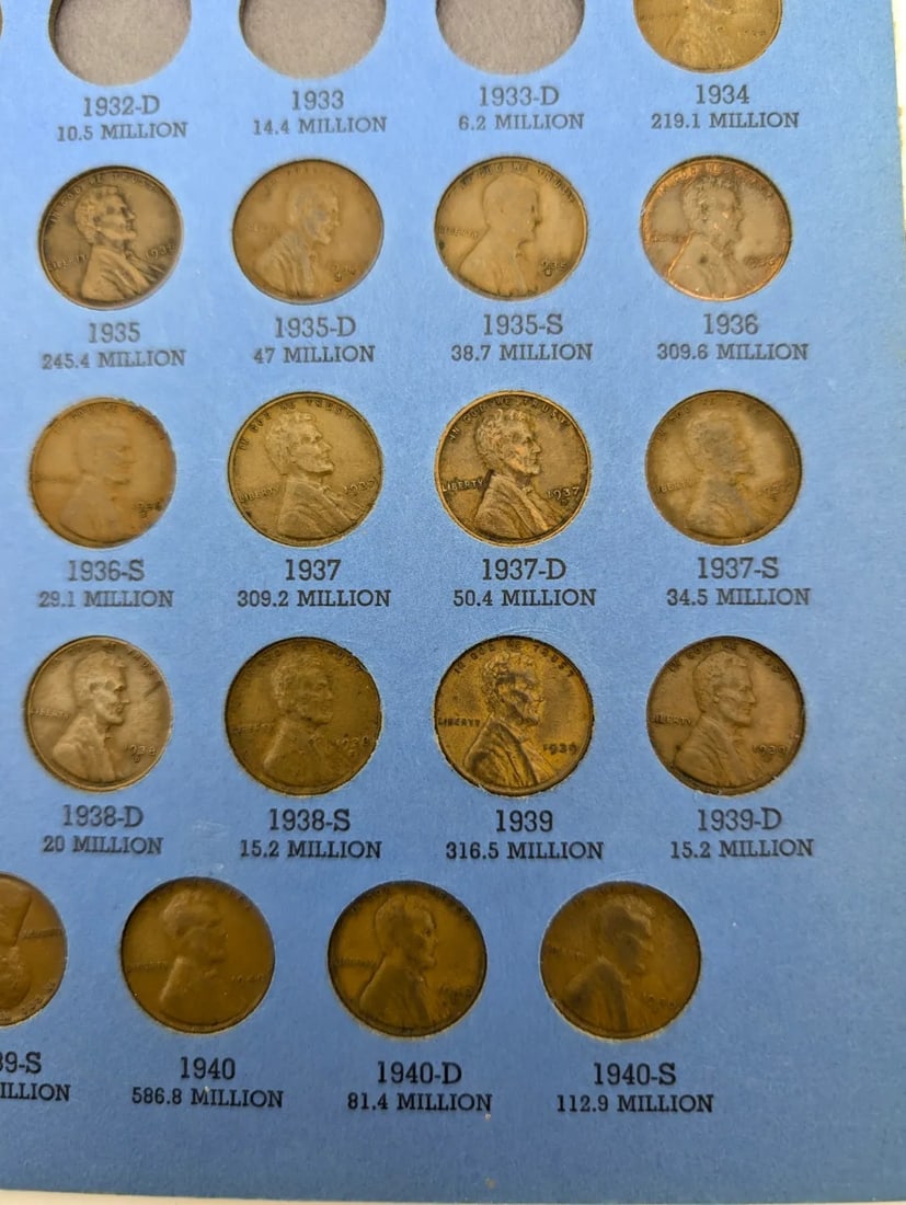 Whitman Page of Lincoln Cents - 3