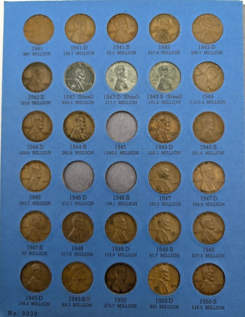 Whitman Lincoln Cents Coin Album - 2