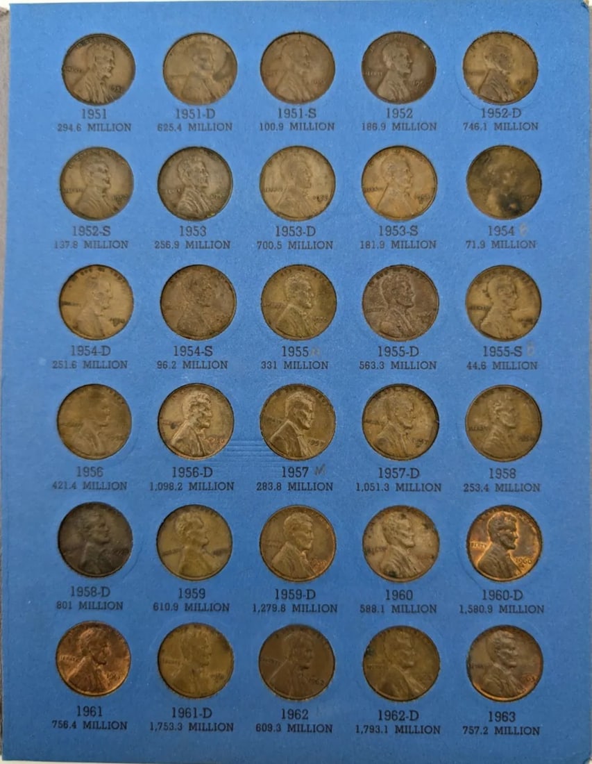 Whitman Lincoln Cents Coin Album - 3