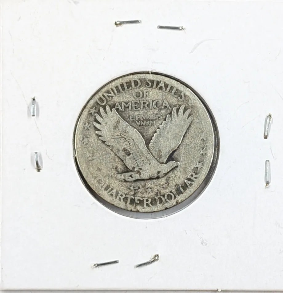 1925 Silver Standing Liberty Quarter - 2