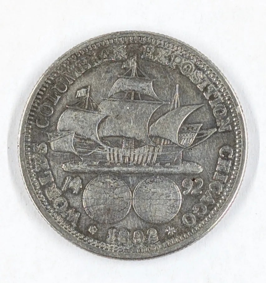 1892 Silver Columbian Half Dollar - 2