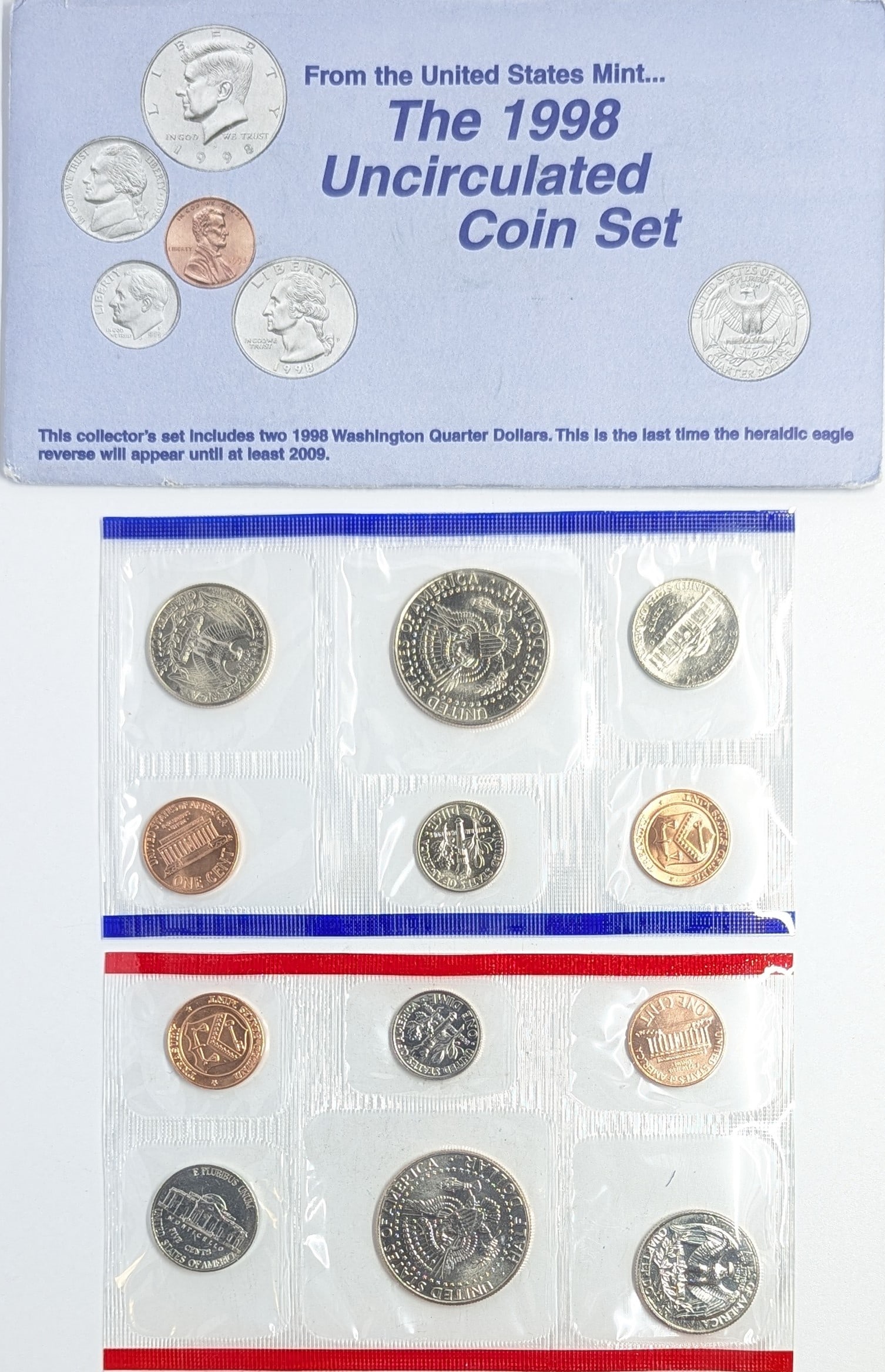1998 US Mint Uncirculated Coin Set - 2