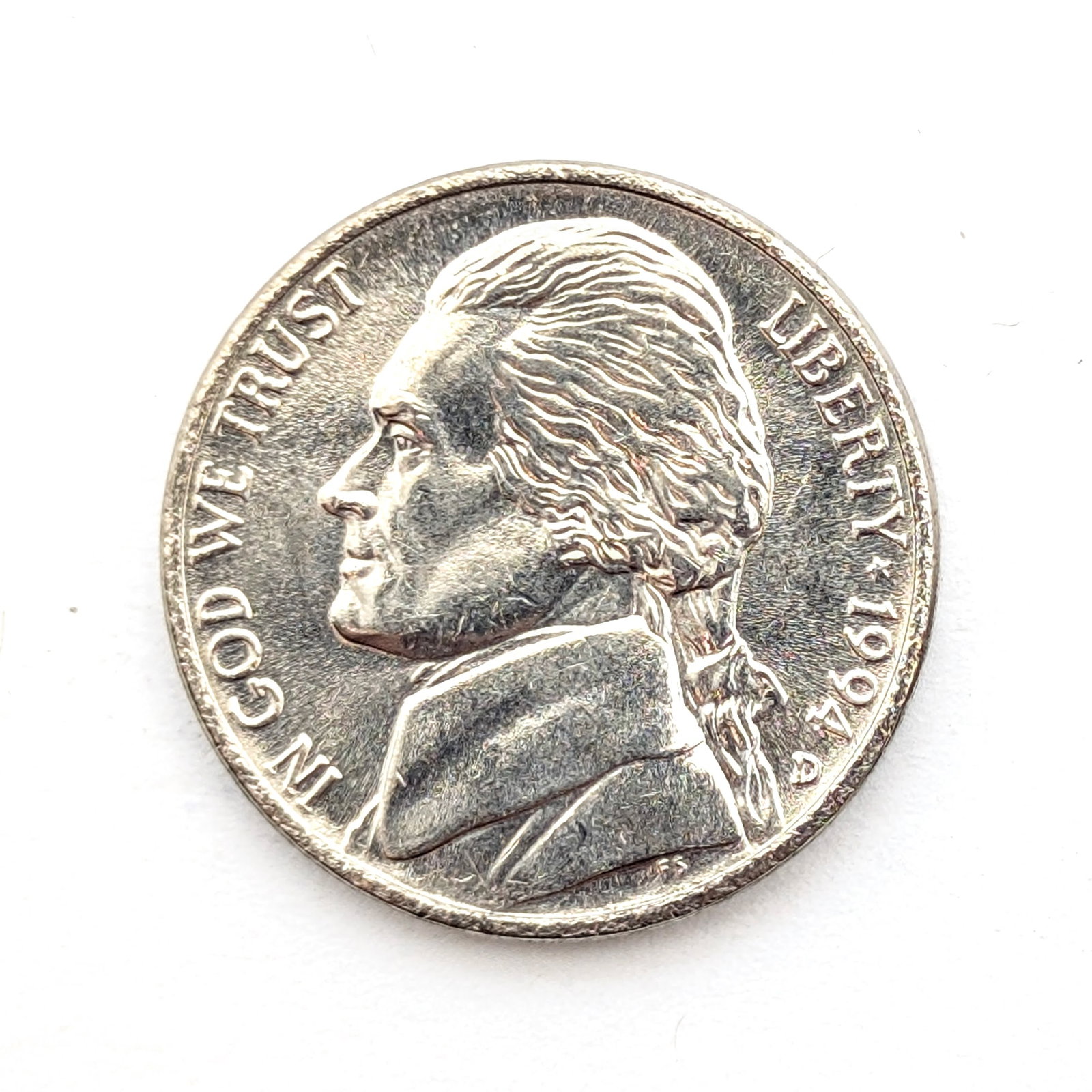 Tube of 40 1994 Uncirculated Jefferson Nickels - 2