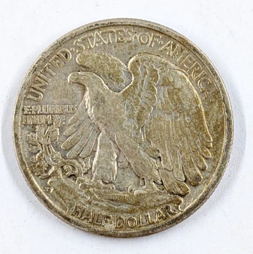 1939-S Silver Walking Liberty Half Dollar - 2