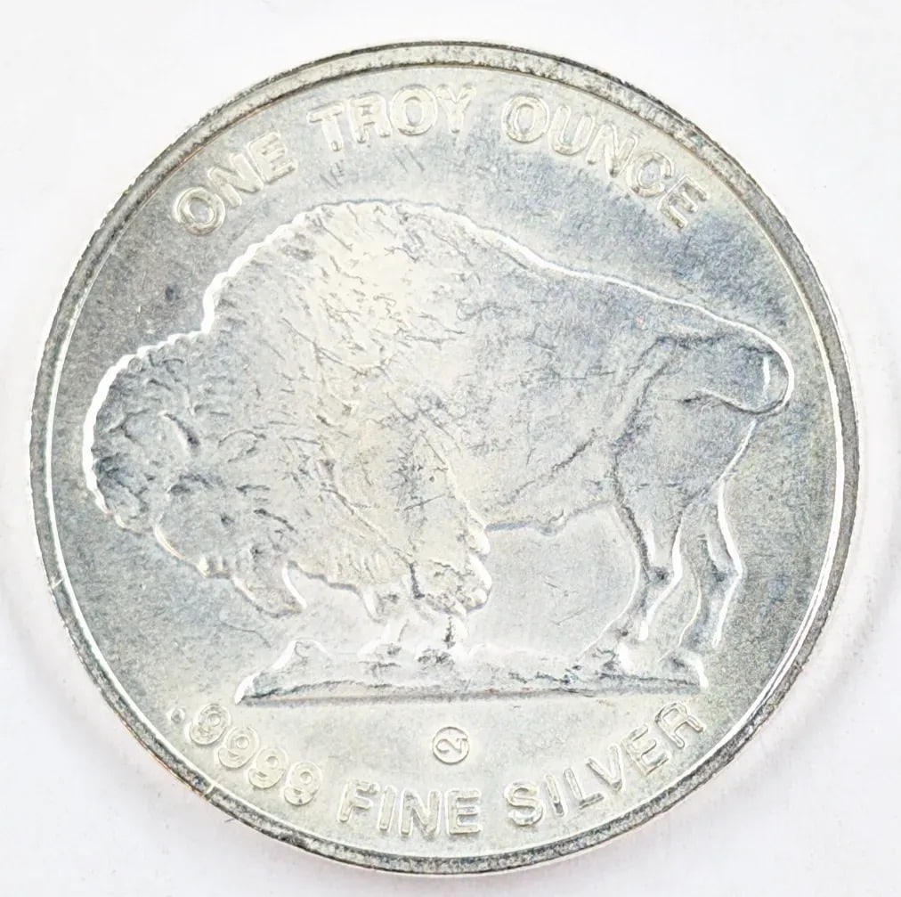 1 Ounce Fine .999 Silver Round- Buffalo - 2