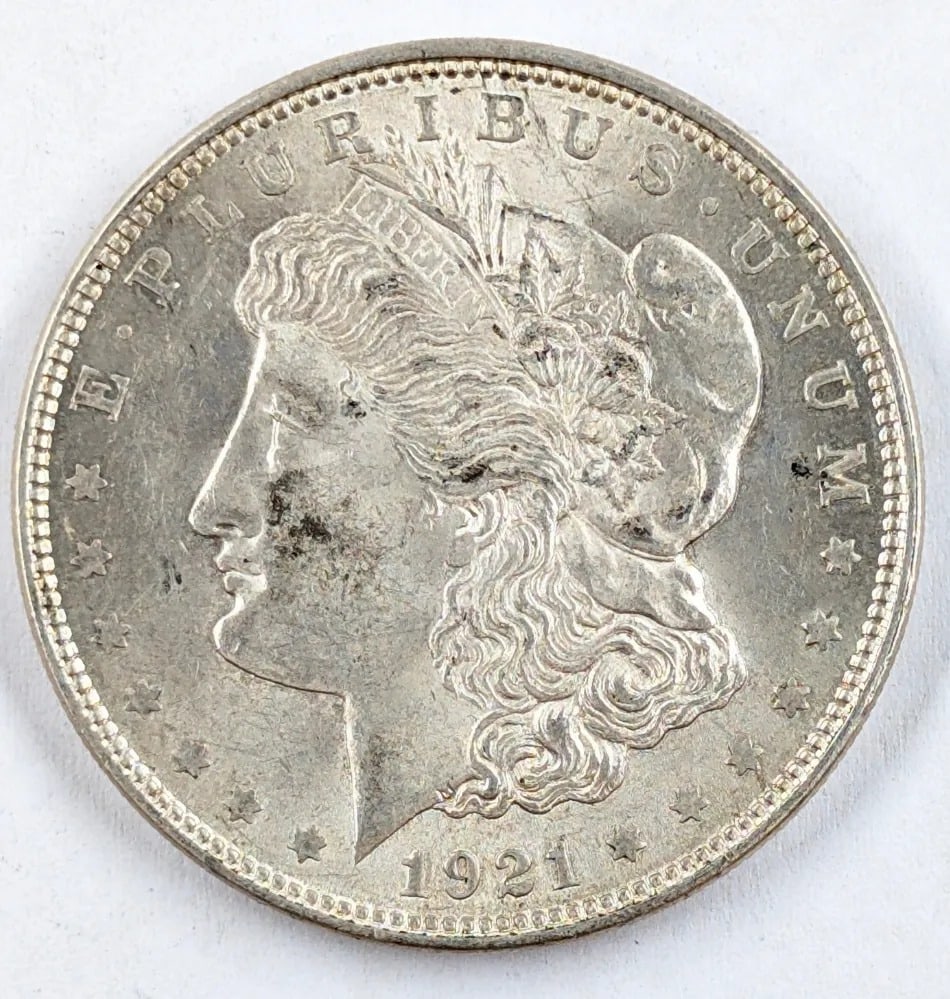 1921 Morgan Silver Dollar: _