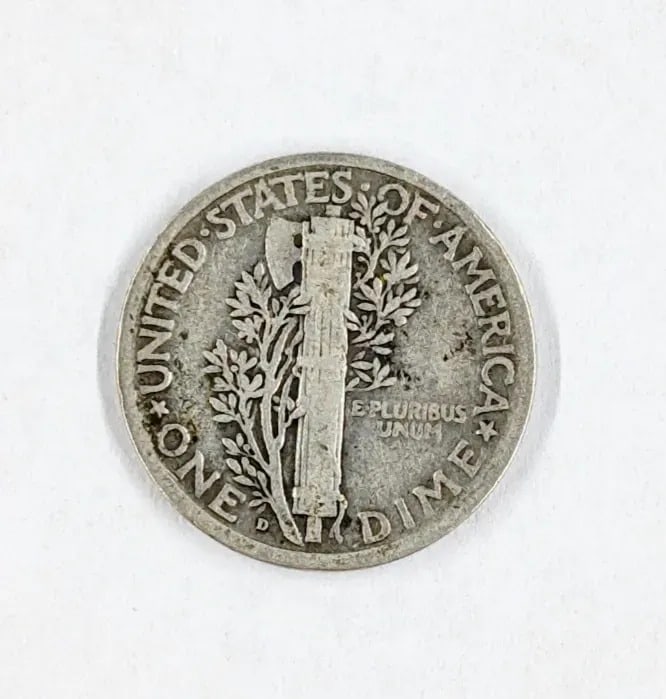 1926-D Silver Mercury Dime - 2