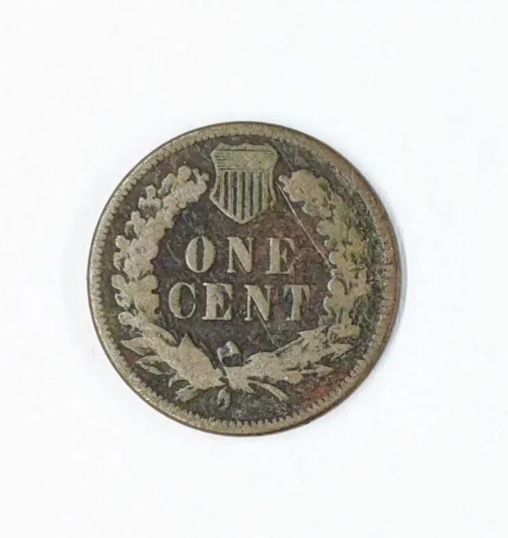 1874 Indian Cent- Semi Key Date - 2