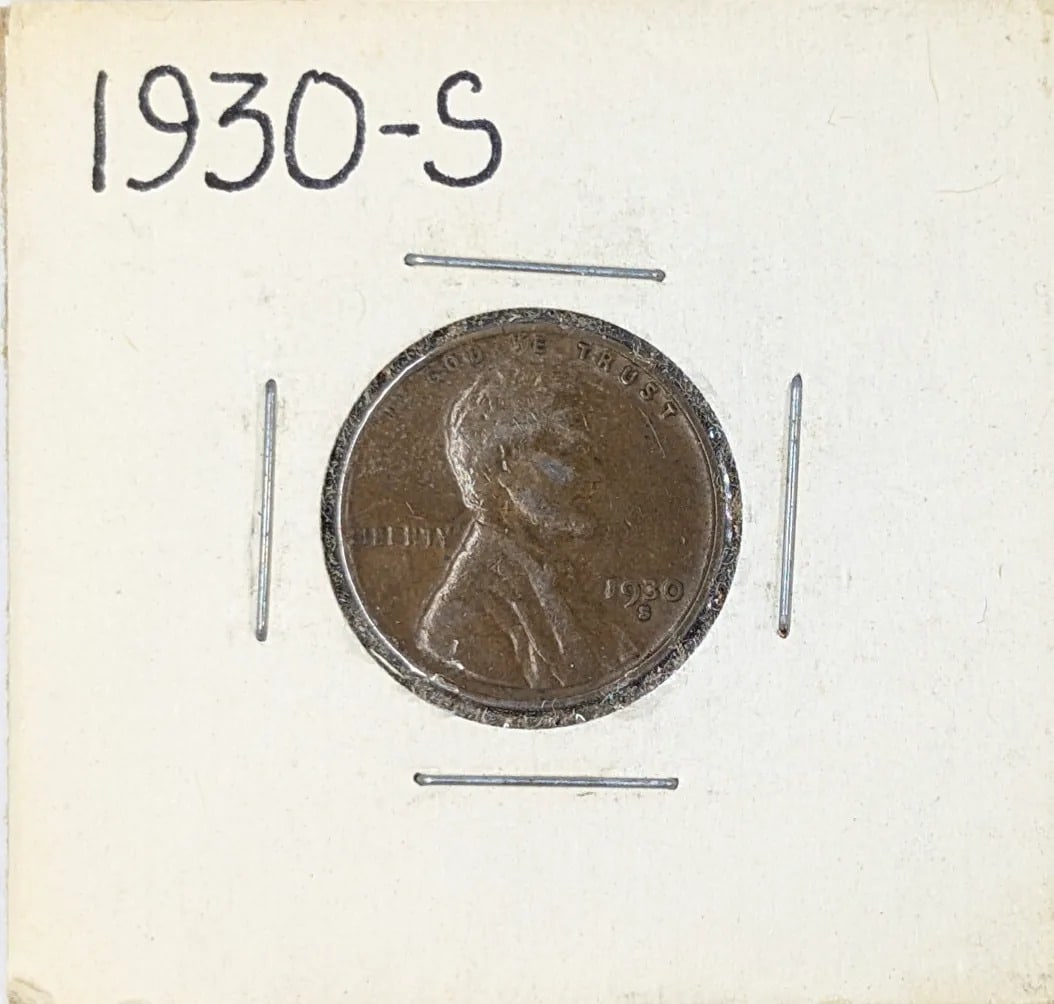 1930-S Wheat Cent: _