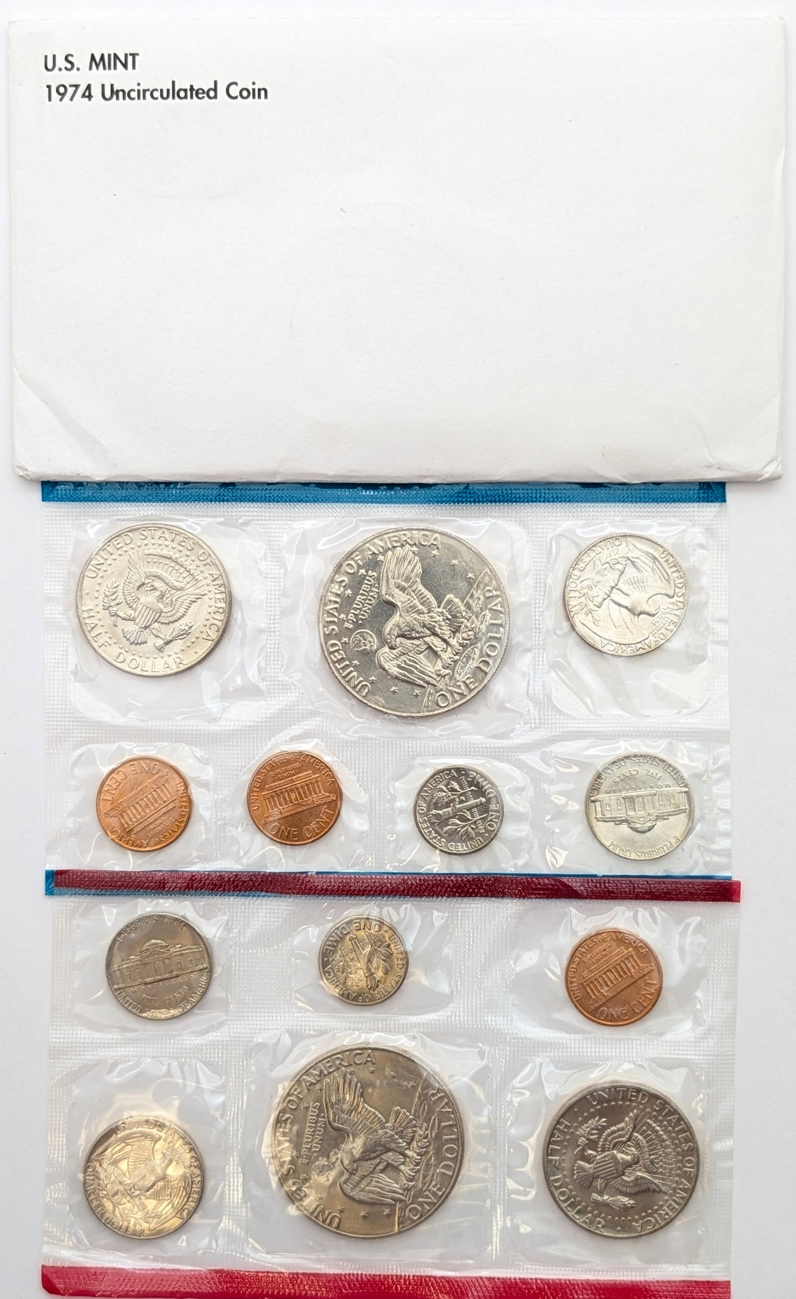 1974 US Mint Uncirculated Coin Set - 2
