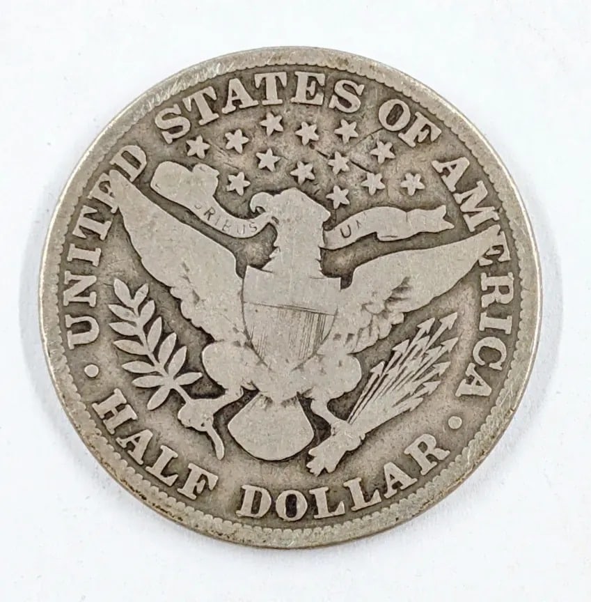 1907-S Silver Barber Half Dollar - 2