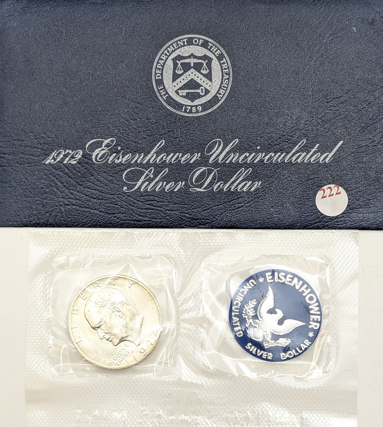 1972-S Eisenhower " Ike" Uncirculated Silver Dollar: _