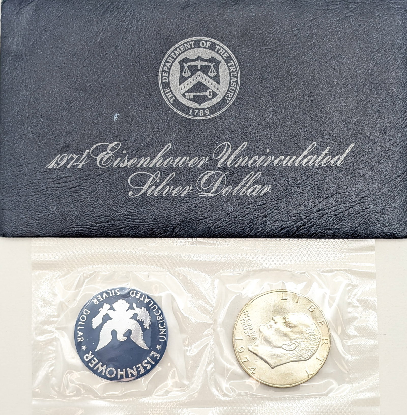 1974-S Eisenhower " Ike" Uncirculated Silver Dollar: _