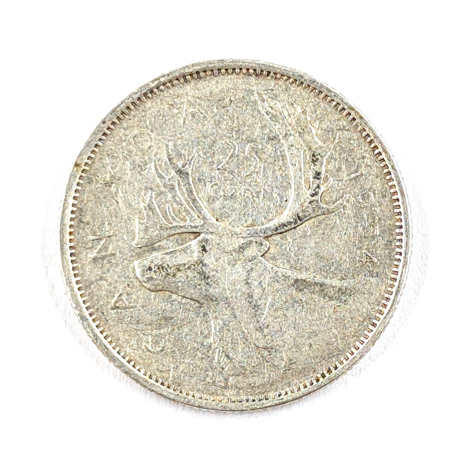 1954 Canadian Silver Quarter - 2